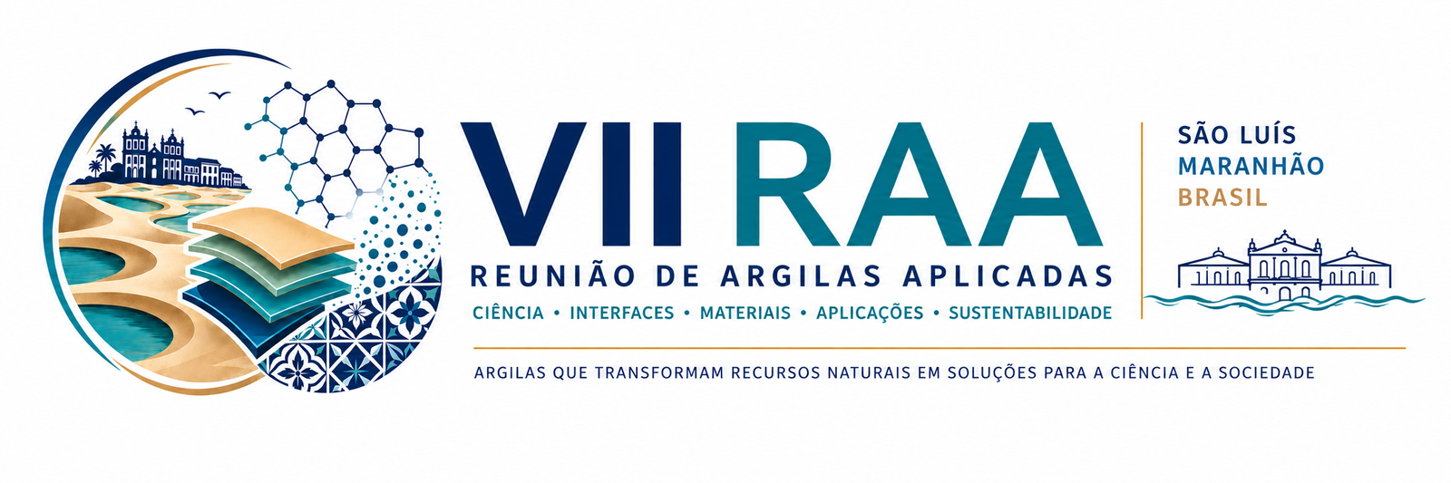 VII RAA — Reunião de Argilas Aplicadas, São Luís, Maranhão, Brasil
